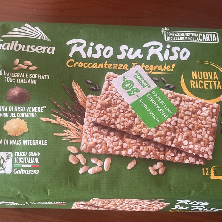 photo of Galbusera Cracker riso su riso Croccantezza Integrali shared by @alyssakim on  17 Mar 2023 - review