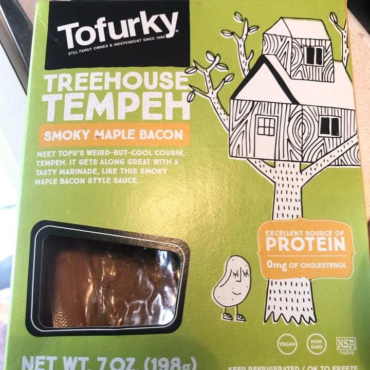 photo of Tofurky Treehouse Tempeh Smoky Maple Bacon Marinated Strips shared by @nisharespect on  04 Mar 2023 - review