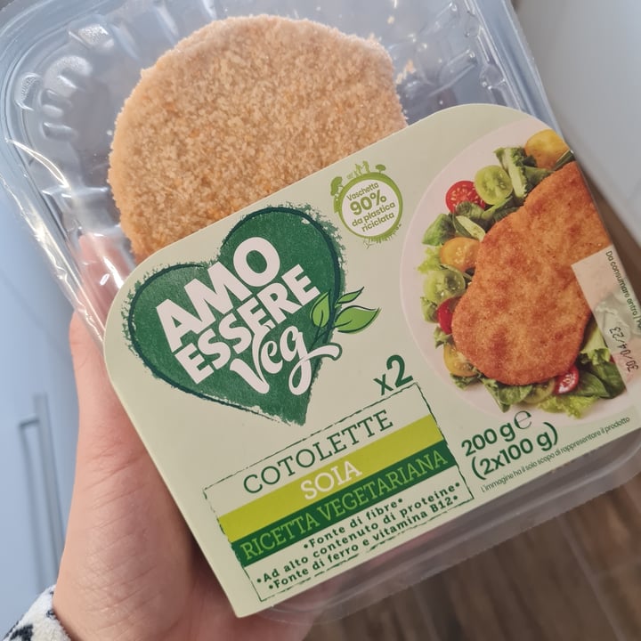 photo of Amo Essere Veg Cotolette soia shared by @kava-i-trava on  25 Apr 2023 - review