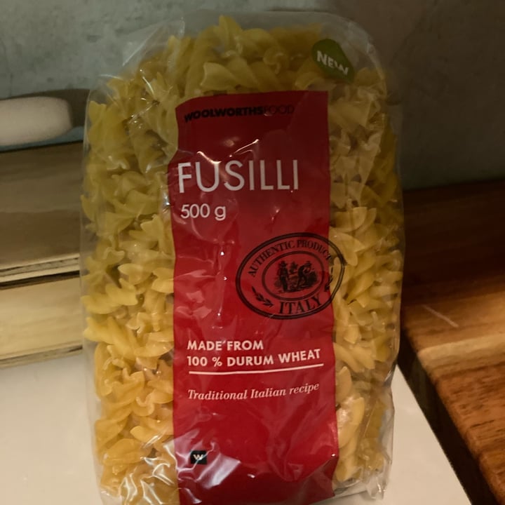 Woolworths Food fusilli pasta Review abillion