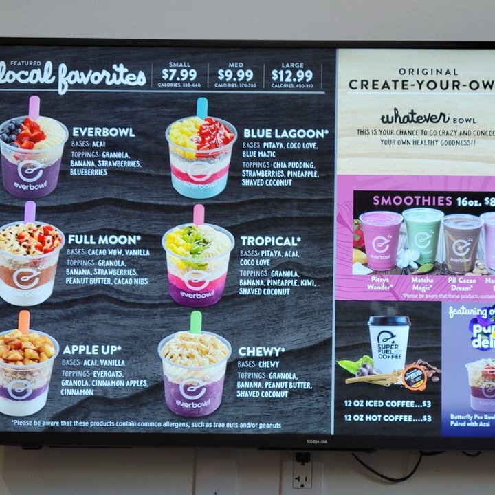 photo of Everbowl - Crescent Acai bowl shared by @fleurdelisftw on  11 Feb 2023 - review