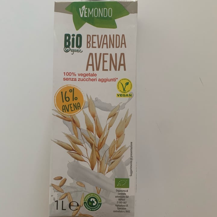 photo of Vemondo bevanda avena bio organic shared by @ggconlozaino on  02 Jul 2023 - review