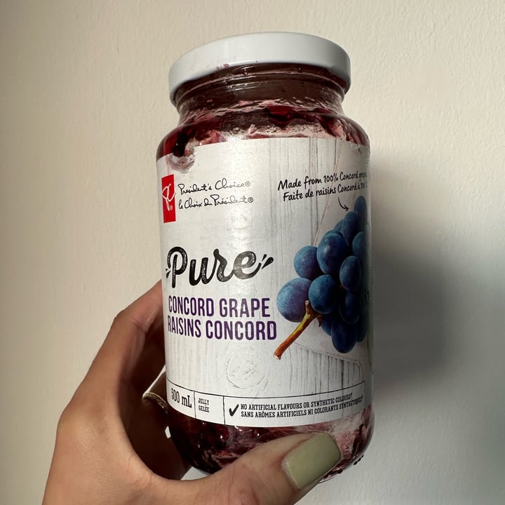photo of President's Choice Pure Concord Grape shared by @nanepessoa on  27 May 2023 - review