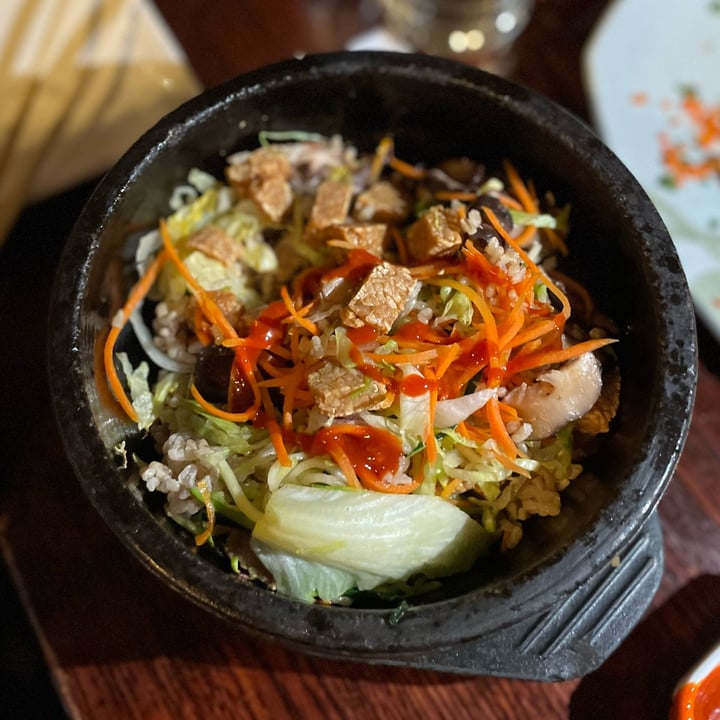 photo of Franchia Vegan Cafe Crunchy Tempeh Stone Bowl shared by @plantnats on  27 Apr 2023 - review