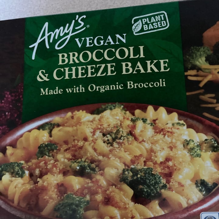 photo of Amy’s Amy’s vegan broccoli & cheese bake shared by @cosmicgoddess on  22 Dec 2022 - review