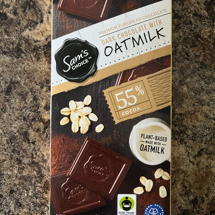 photo of Sam’s Choice Dark Chocolate With Oatmilk shared by @wmoon on  29 Jul 2023 - review