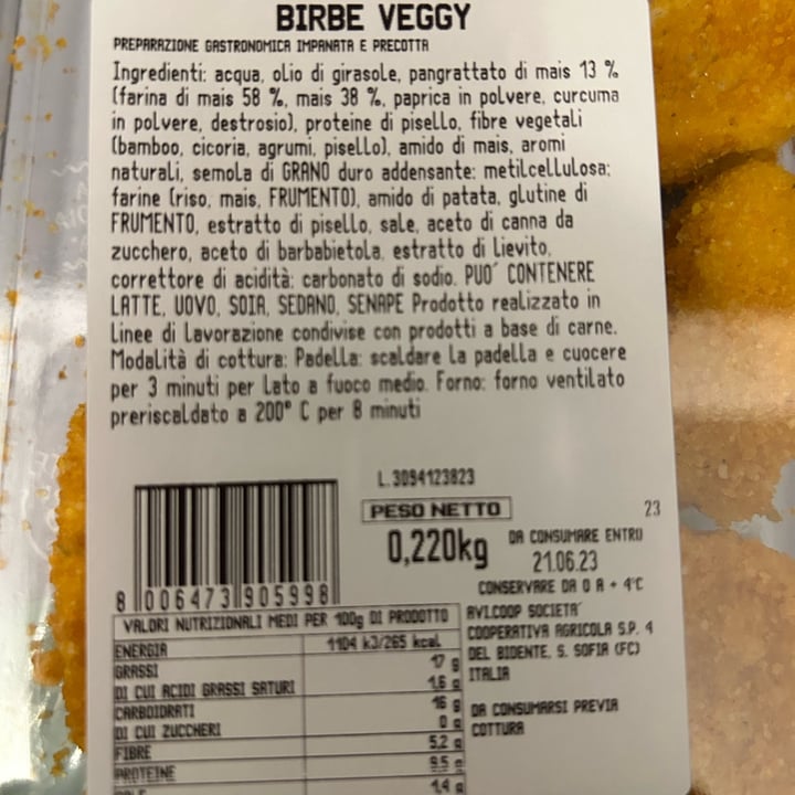 photo of Amadori Le Birbe Veggy shared by @andrea76 on  25 Jun 2023 - review