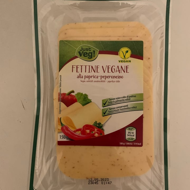 photo of Just Veg! (ALDI Italy) fettine vegane alla paprica-peperoncino shared by @irfer on  07 Apr 2023 - review