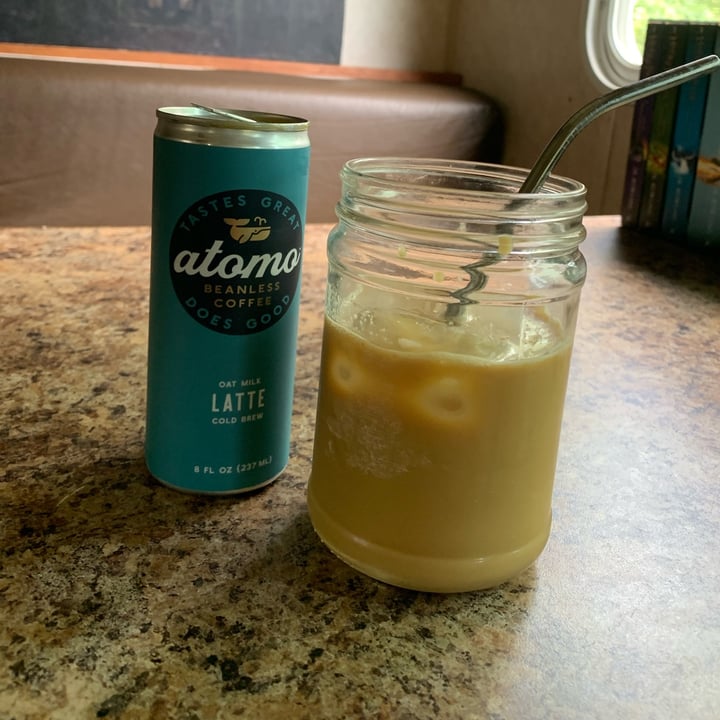 photo of Atomo coffee Oat milk Latte Cold Brew shared by @jamiemcgill on  29 Jul 2023 - review