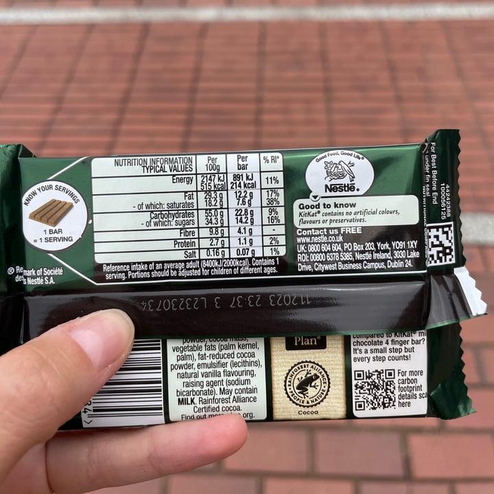 photo of Nestlé Kitkat Vegan shared by @sara18 on  07 Jul 2023 - review