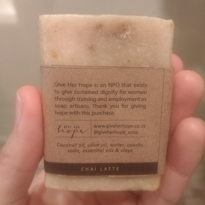 photo of Give Her Hope Chai Latte Cleansing Soap Bar shared by @laurenbettyd on  05 Feb 2023 - review