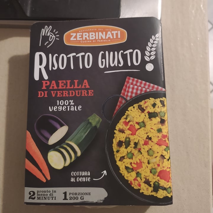 photo of Zerbinati Risotto giusto! Paella di verdure shared by @chiaragoesveg on  05 Mar 2023 - review