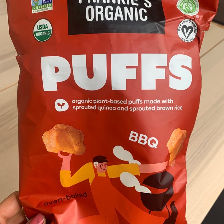 photo of Frankie's Organic Puffs - BBQ shared by @kittyjones on  17 Jul 2023 - review