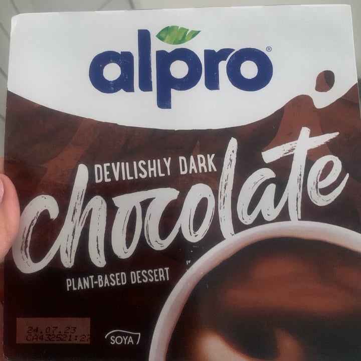 photo of Alpro Devilish Dark Chocolate Dessert shared by @francescachieppa18 on  05 Mar 2023 - review
