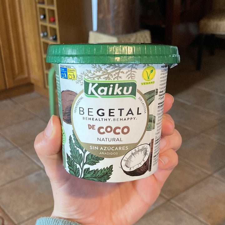 photo of Kaiku Begetal yogurt de coco shared by @eribarre on  14 Mar 2023 - review
