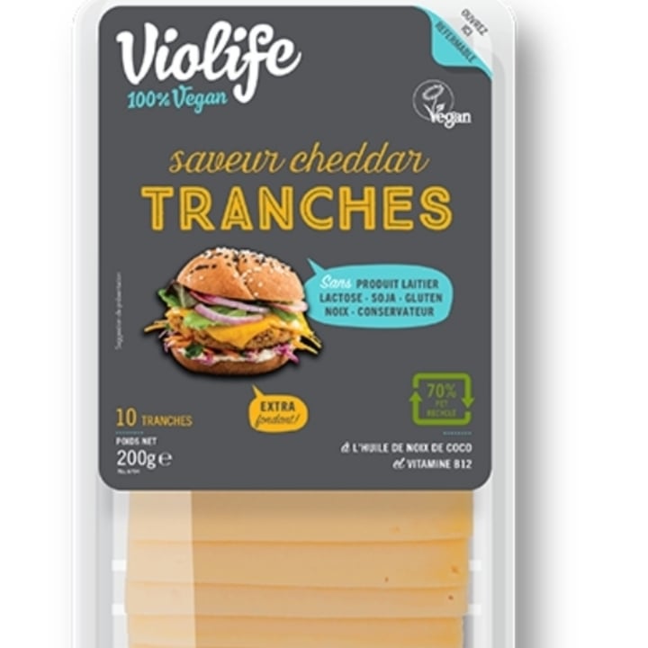 photo of Violife Cheddar Slices shared by @ali-ve-gan on  31 Mar 2023 - review