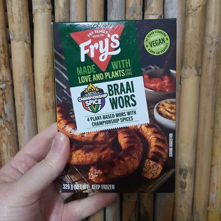 photo of Fry's Family Food Braai Wors shared by @alexmassey on  27 Jun 2023 - review