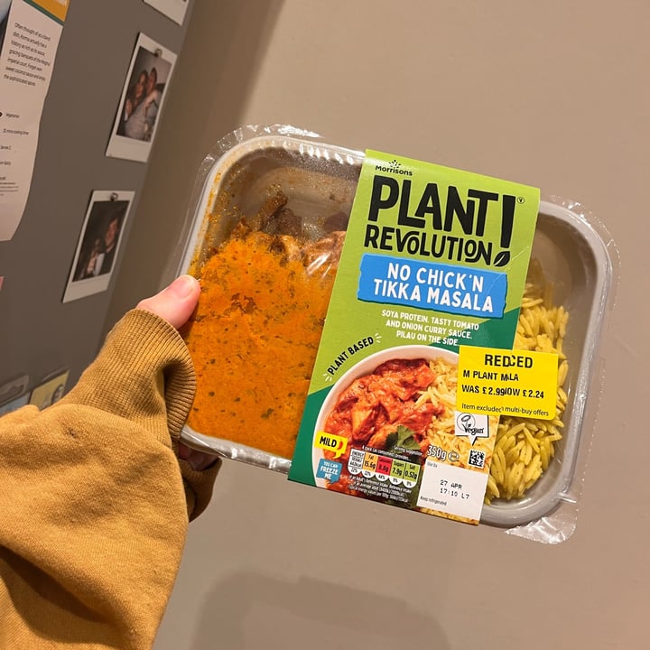 photo of Plant Revolution no chick tikka masala shared by @catcookx on  27 Apr 2023 - review