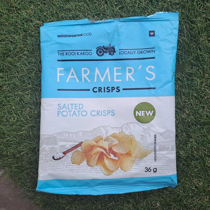 photo of Woolworths Food Farmer's Crisps Salted Potato Crisps shared by @chravex on  06 Apr 2023 - review