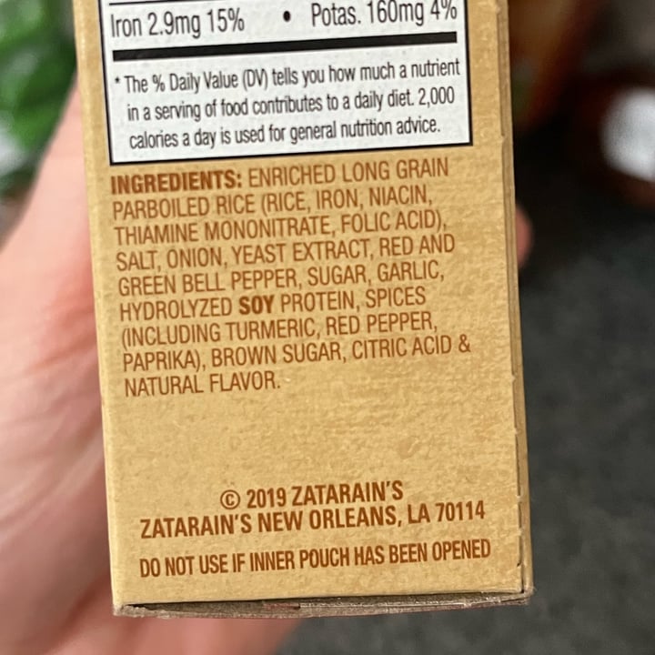 photo of Zatarain's Yellow Rice shared by @ameriamber on  23 Dec 2022 - review