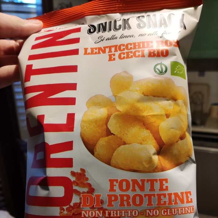 photo of Fiorentini Bio snick snack lenticchie rosse e ceci shared by @paolasobbrio on  20 Feb 2023 - review