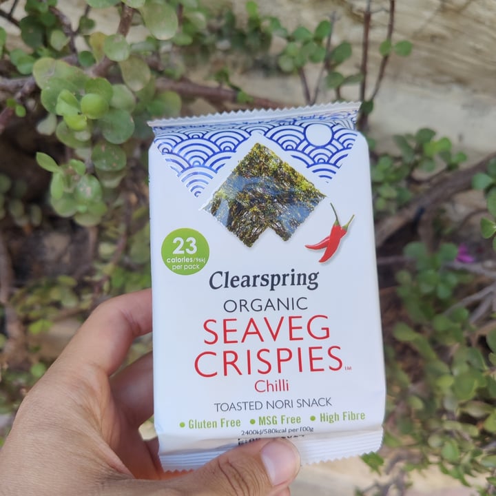 photo of Clearspring Organic Seaveg crispies chili shared by @lukasser on  08 Aug 2023 - review