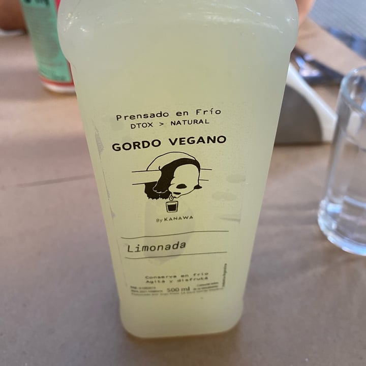 photo of Gordo Vegano limonada shared by @matiasmun on  11 Jan 2023 - review