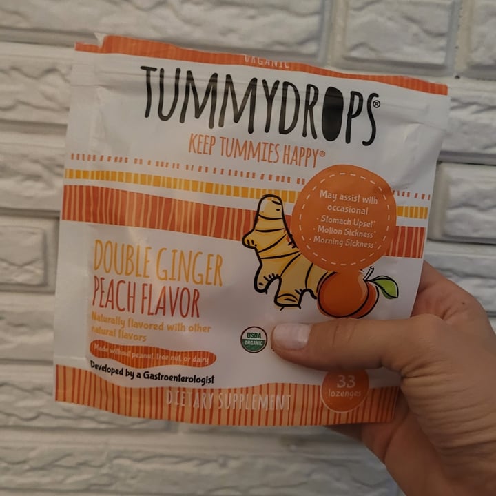 photo of tummydrops double ginger peach flavor shared by @bananasmoothie on  13 Jun 2023 - review