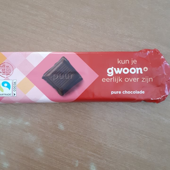 photo of G’woon pure chocolade shared by @pastomagico on  28 Jun 2023 - review