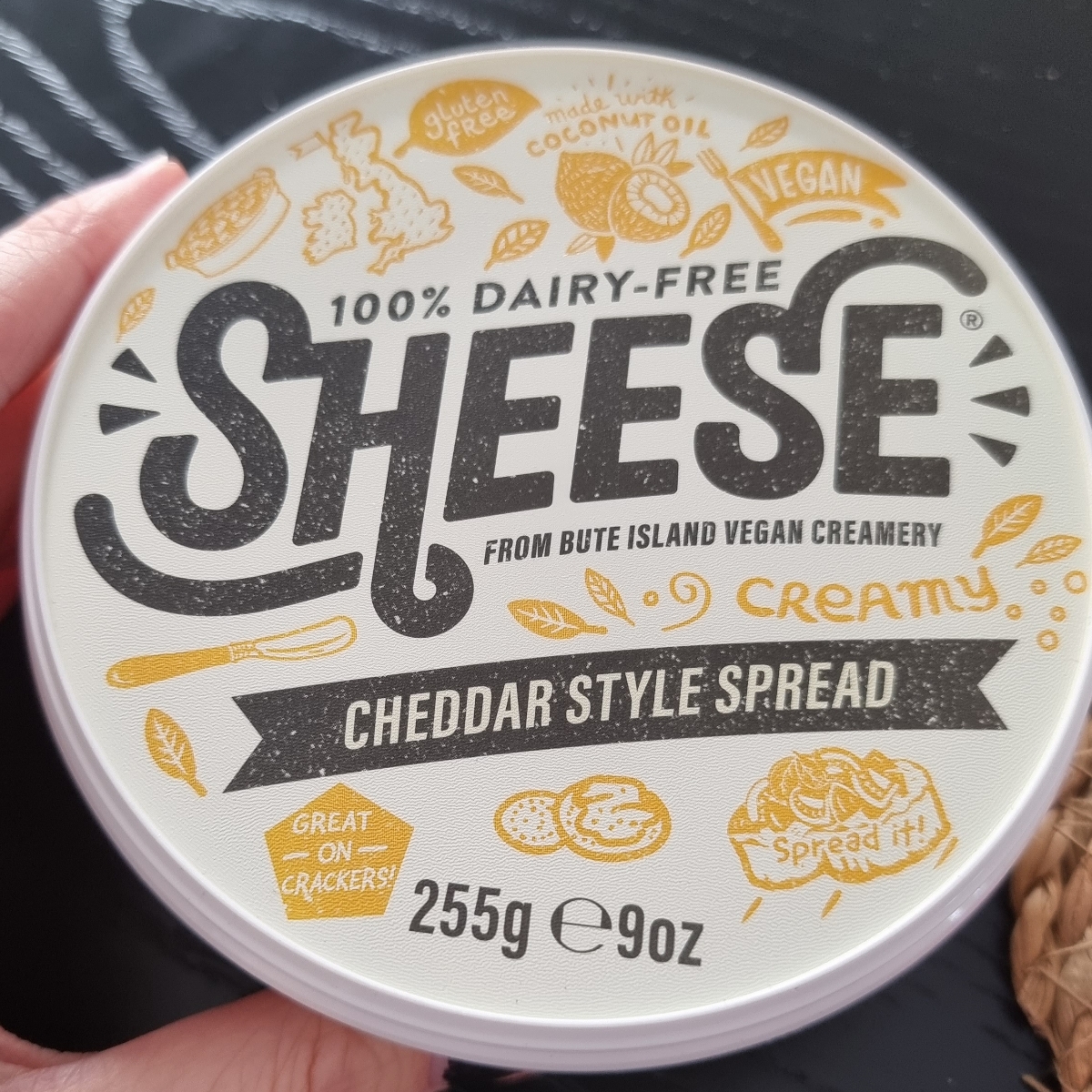 creamy sheese cheddar style spread from Bute Island Foods - Vegan ...