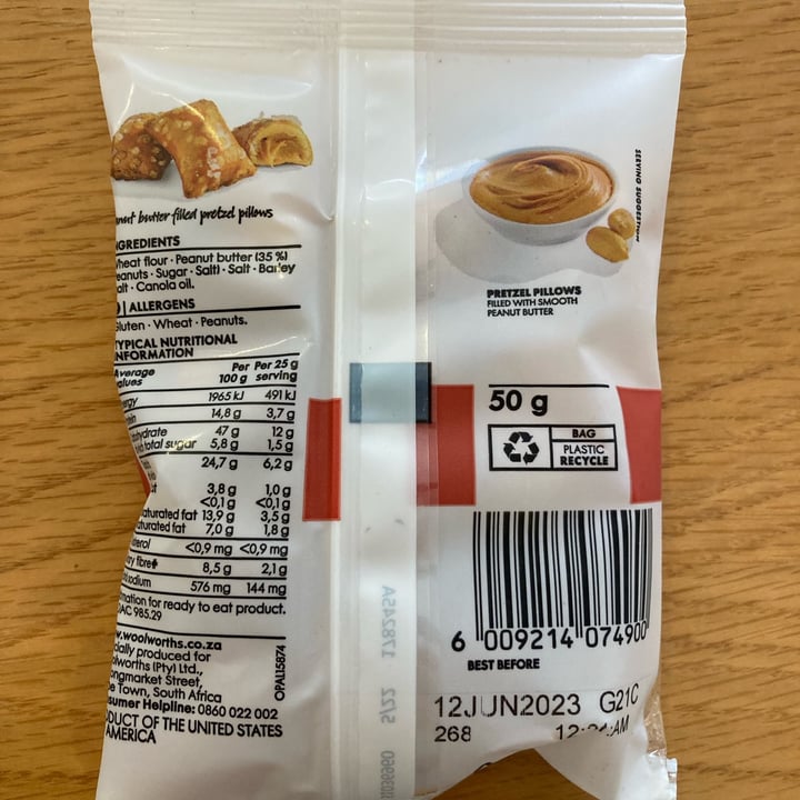photo of Woolworths Food Peanut butter pretzels shared by @catherinews on  03 Apr 2023 - review