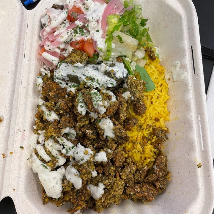 photo of Vegan On The Fly Rice platter shared by @veganfoodcrazy on  26 Apr 2023 - review