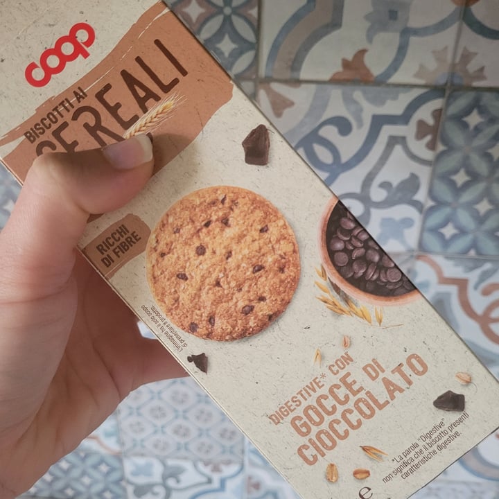 photo of Coop Biscotti Ai Cereali Digestive Con Gocce Di Cioccolato shared by @gianirene on  01 May 2023 - review
