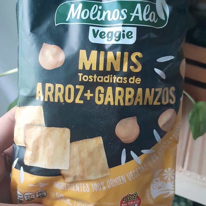 photo of Molinos Ala Tostadas de Arroz & Garbanzos shared by @barbaradiaz on  25 Apr 2023 - review