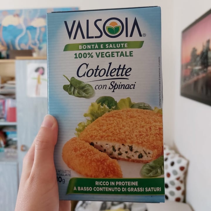 photo of Valsoia Cotolette con spinaci shared by @nadiagiallo on  14 Apr 2023 - review