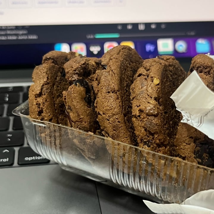 photo of Plant Kitchen (M&S) Dark Chocolate Cranberry & Hazelnut Cookies shared by @soy-orbison on  08 Mar 2023 - review