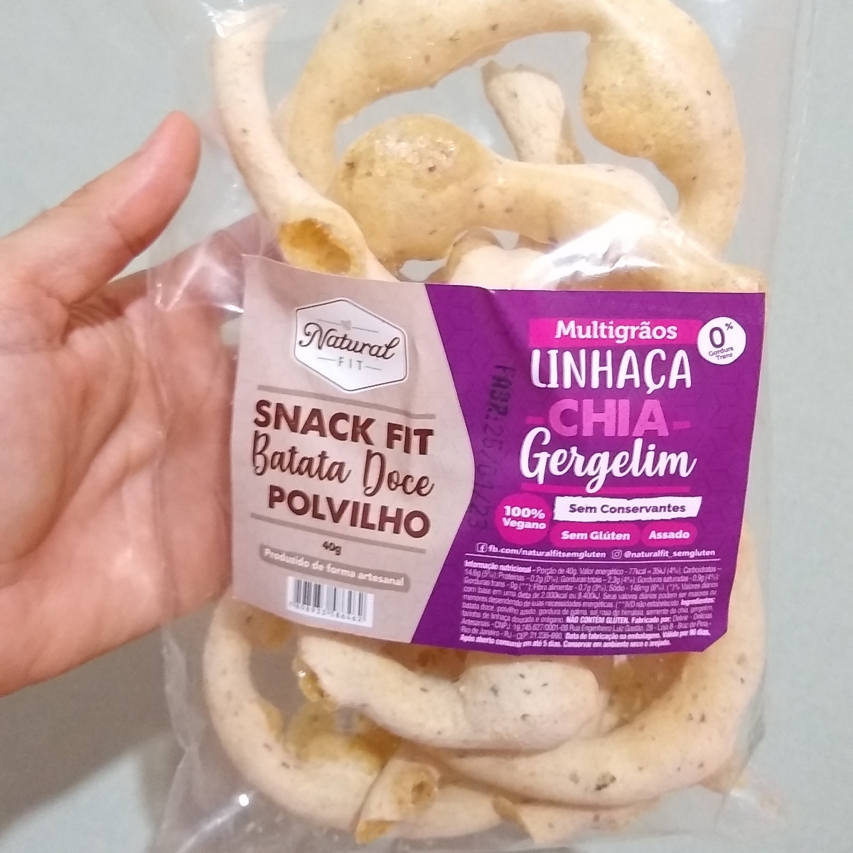 Snack Fit Batata Doce e Polvilho from Natural Fit - Vegan Product ...