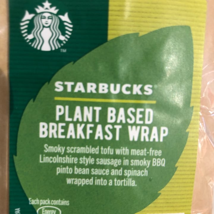 photo of Starbucks Plant Based Breakfast Wrap shared by @raffamarini on  05 Jul 2023 - review