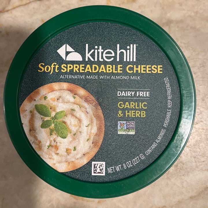 photo of Kite Hill Soft Spreadable Cheese - Garlic & Herb shared by @anabanana1 on  18 Apr 2023 - review