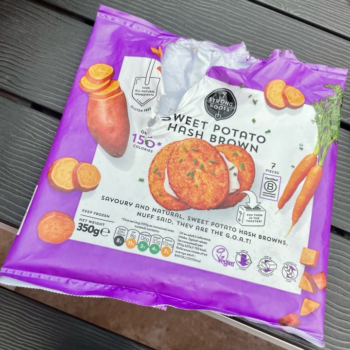 photo of Strong Roots Sweet Potato Hash Brown shared by @rebeccag on  13 Feb 2023 - review