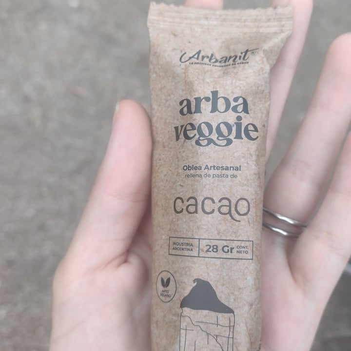 photo of Arbanit Oblea Artesanal Rellena De Pasta De Cacao shared by @sheicepeda on  29 Mar 2023 - review