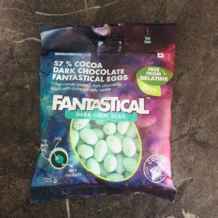 photo of Woolworths Food Fantastical dark chocolate eggs shared by @nikki-c on  22 Jun 2023 - review