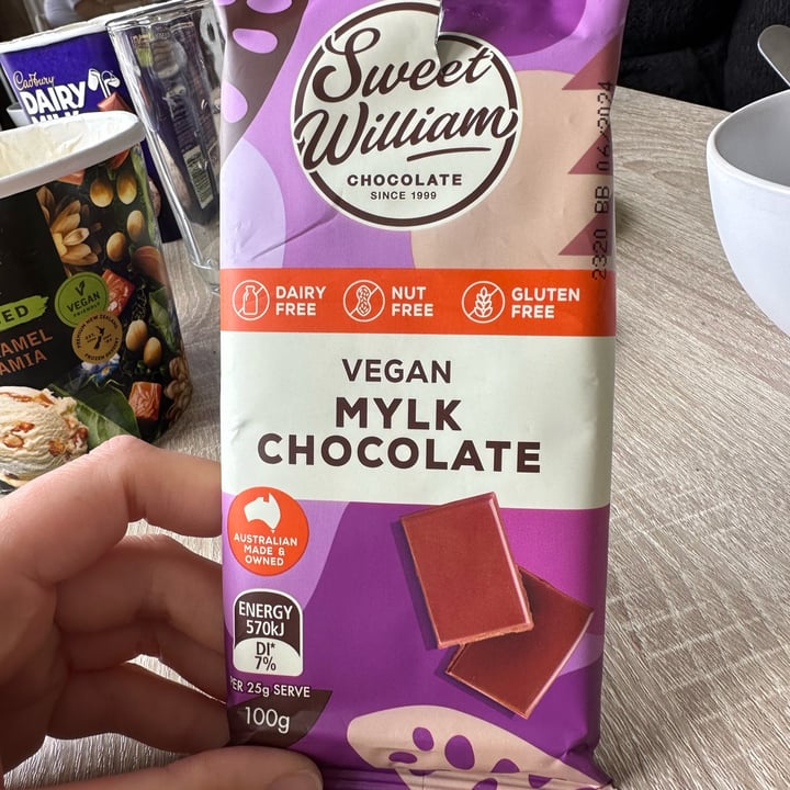 photo of Sweet William Sweet William Mylk Chocolate shared by @daisunino on  23 Feb 2023 - review