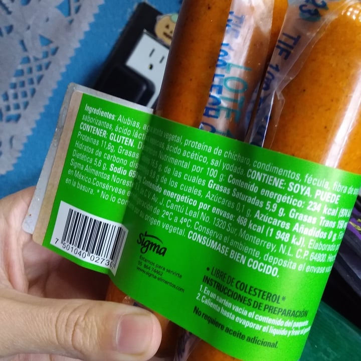 photo of San Rafael Chorizo vegetariano shared by @v-murciegala on  27 Jan 2023 - review