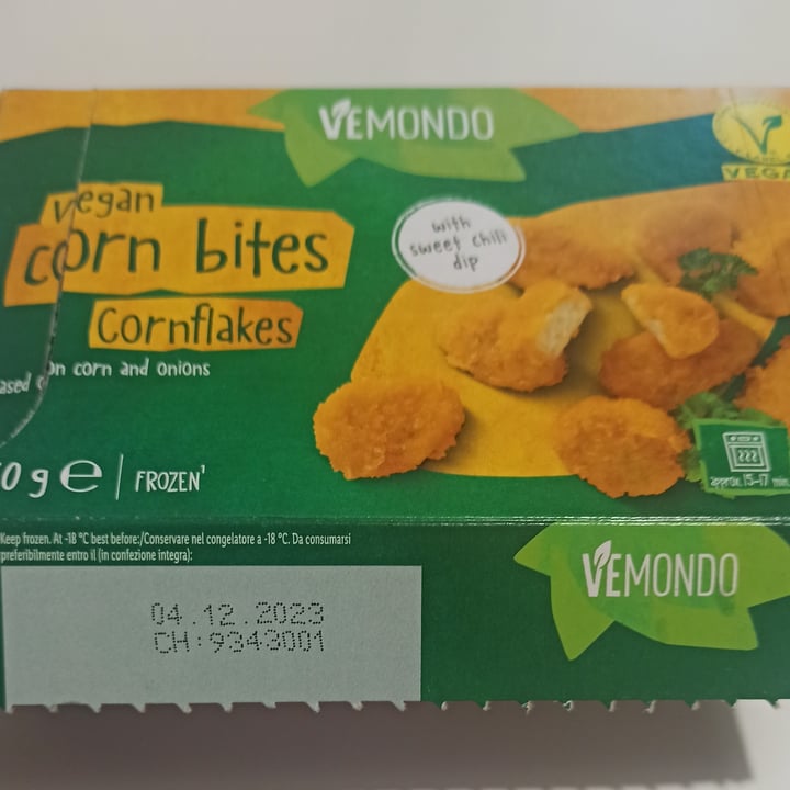 photo of Vemondo vegan corn bites cornflakes shared by @veganfoodcorner on  04 Feb 2023 - review