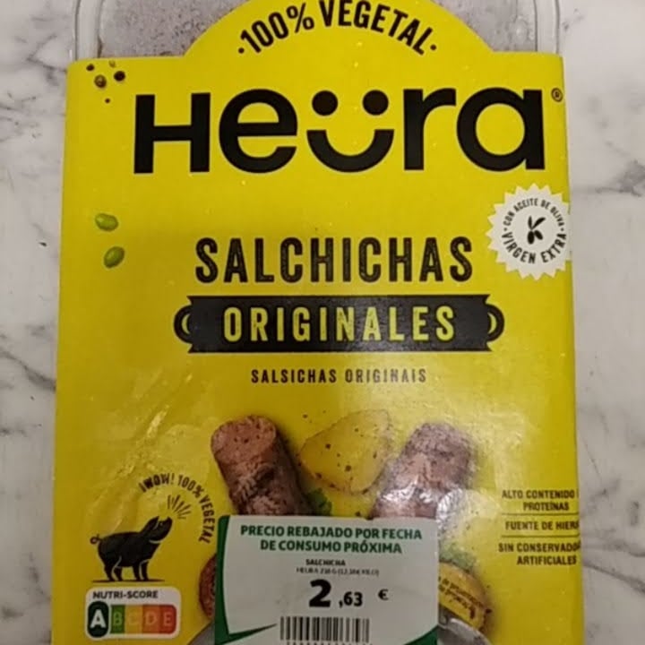 photo of Heura Salchichas Originales shared by @juegodetomos on  15 Jan 2023 - review