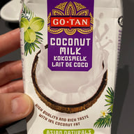 Coconut milk go tan