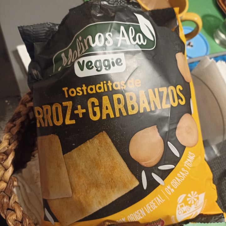 photo of Molinos Ala Tostaditas de Arroz y Garbanzos shared by @vikvegan on  18 Jul 2023 - review