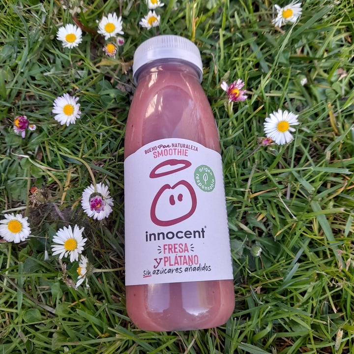 photo of Innocent Fresa y platano smoothie shared by @oihana on  02 Jun 2023 - review