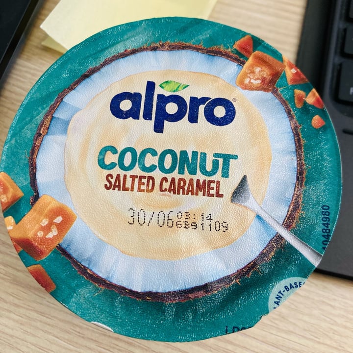 photo of Alpro Coconut Salted Caramel shared by @gattaviola on  18 Jun 2023 - review